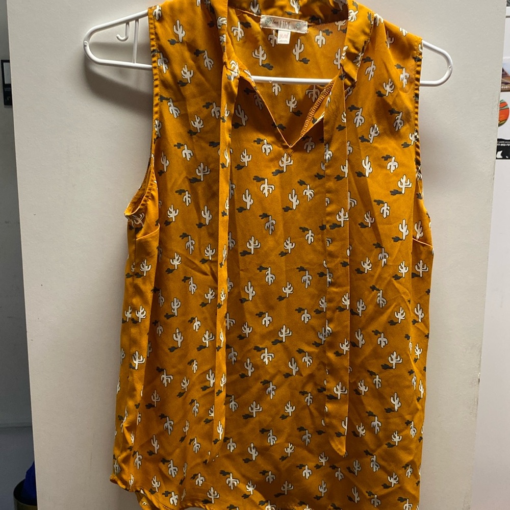 Ladies Cactus Print Tank Size M